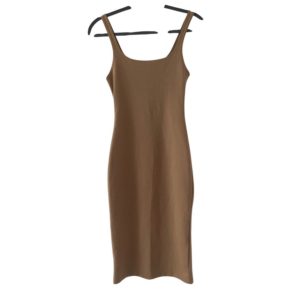 zara beige midi dress Zara Womens Midi Lace Pleated Beige Dress Size S
